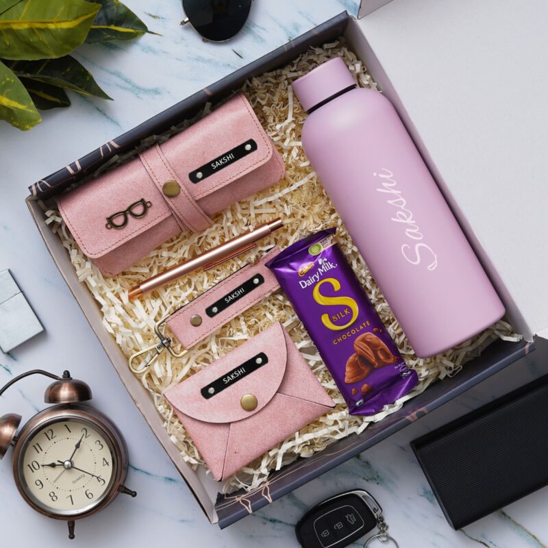 Personalized Gift Hamper - For her - Wallet Combo - Birthday Gifts - Diwali Gifts