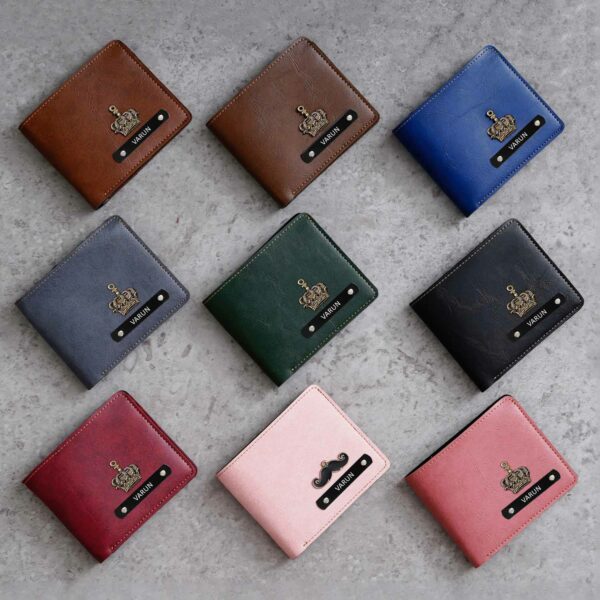 Men's wallet - Personalized Imported quality vegan leather Wallet  - For Him - For Men's - Image 4