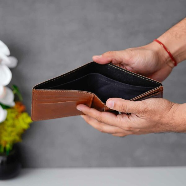 Men's wallet - Personalized Imported quality vegan leather Wallet  - For Him - For Men's - Image 3
