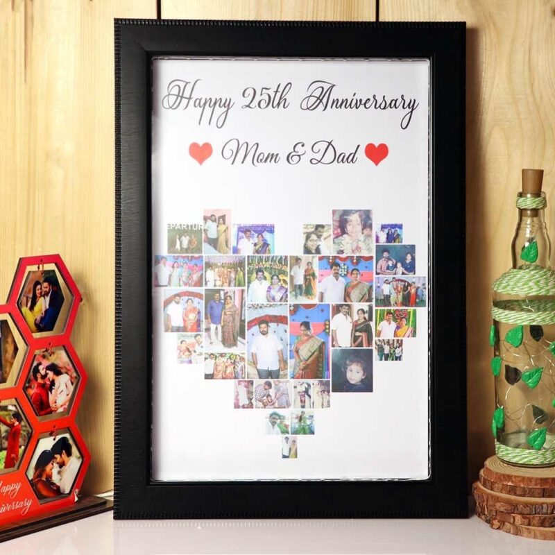 Customized Acrylic Mosaic LED Photo Frame -  Birthday Gifts - Anniversary Gifts