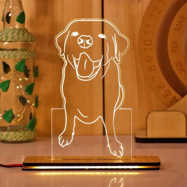 Customized LED Acrylic Sketch Table Top - Anniversary Gifts - Couples Gifts - Image 3