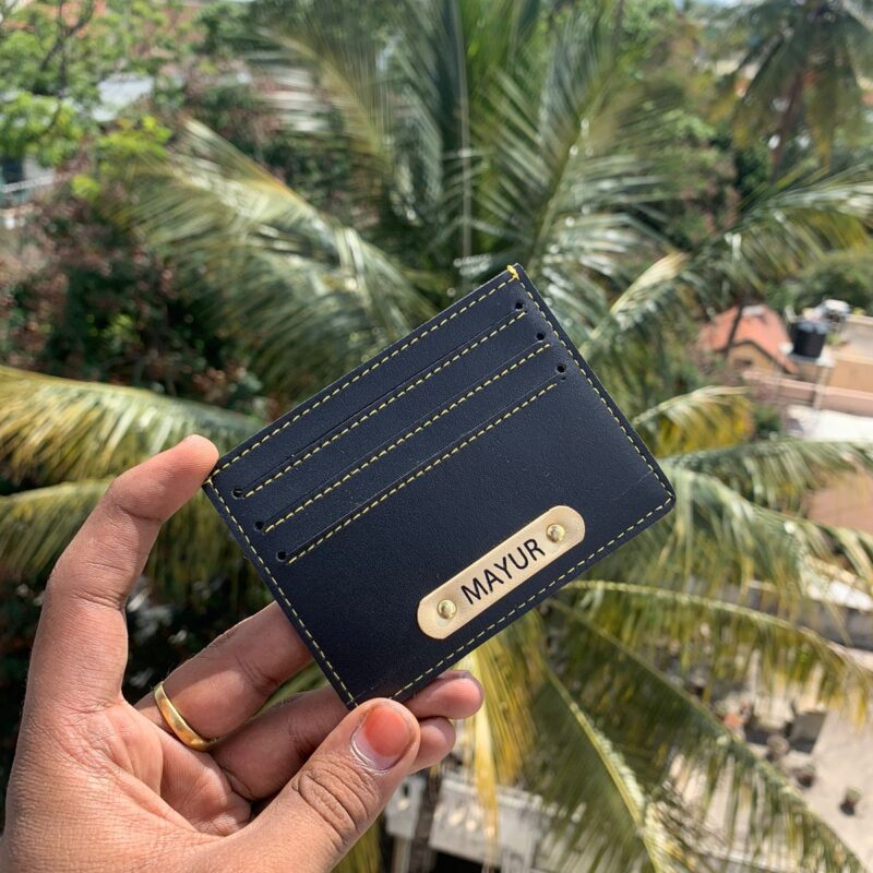 Personalized Vegan Card Holder - Stylish & Eco-Friendly Custom Accessory