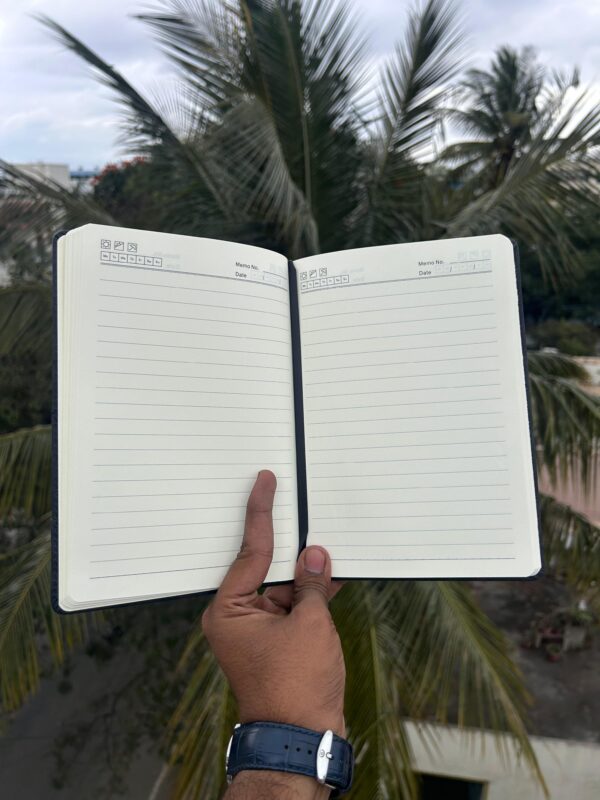 Personalized Vector Diary & Pen Set - Custom Name Engraved A5 Diary with Pen - Image 3