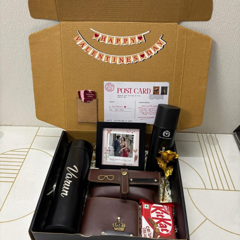 Valentine's Day Special Love Box for Him  - Personalized Gift Hamper