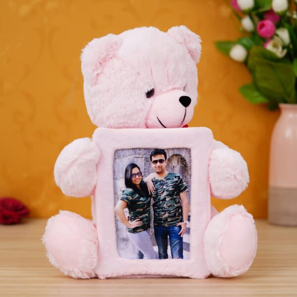 Photo Frame Teddy - Adorable 30cm Plush with 5x7 Photo Display - Image 3