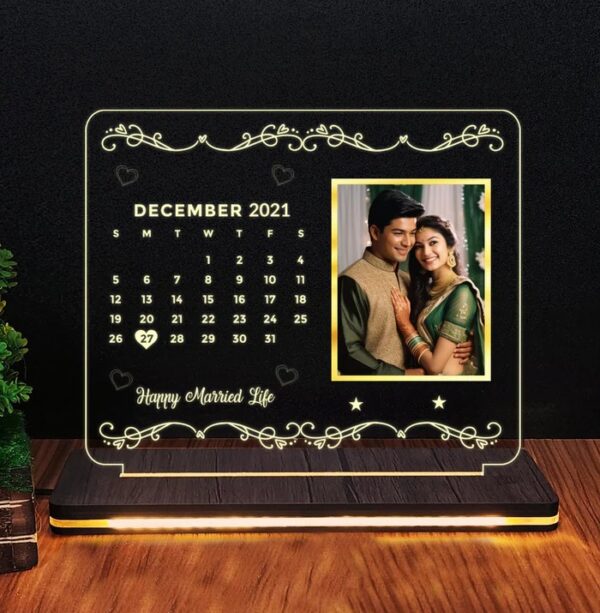 Customized Illusion Lamp - Turn Your Memories into Magic - Couple Gifts - Image 2