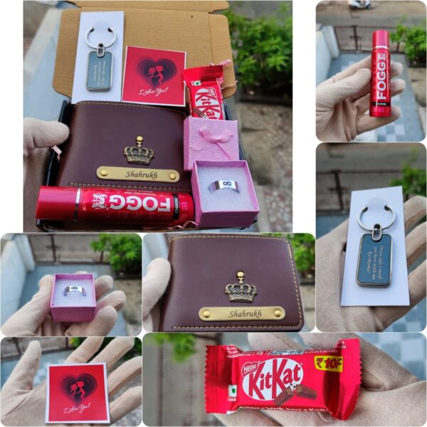 Customize Mini Hamper 1.0 - Personalized New Year Gift with Wallet, Ring, Keychain & More - Image 2